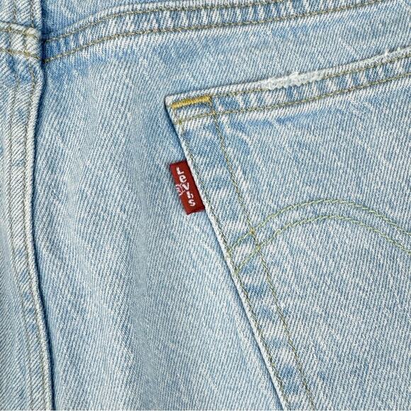 Levi's Women's Plus Size 501 Original High-Rise Distressed Jean Shorts Size 20W - Picture 12 of 15